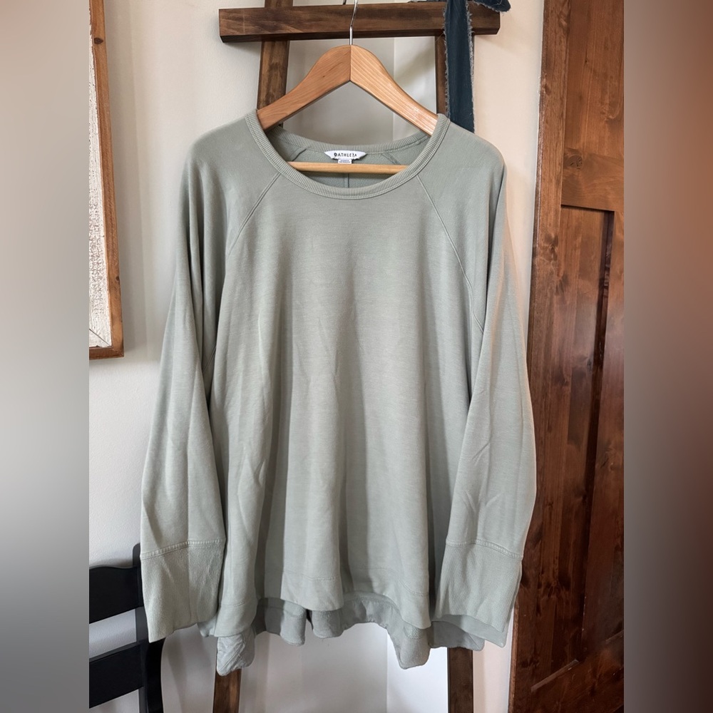 Athleta Light Green (Sage) Sweatshirt Sz 3X